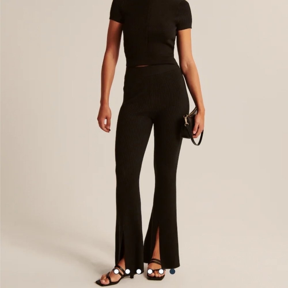 Abercrombie & Fitch Black Boot Cut Pants